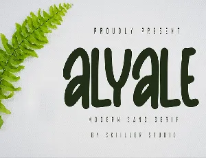 Alyale font