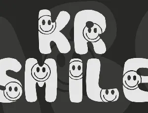 KR Smile font