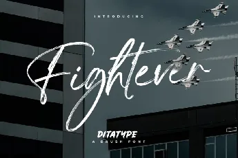 Fightever font