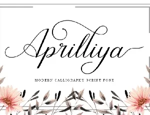 Aprilliya font