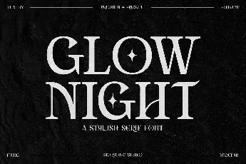 Glow Night font