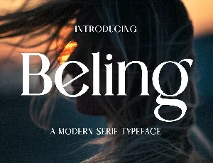 Beling font