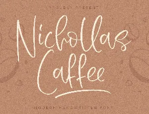 Nichollas Caffee font