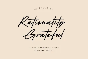 Rationality Grateful font