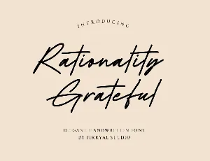 Rationality Grateful font