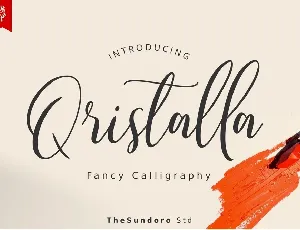 Qristalla font