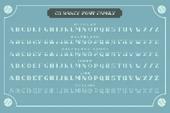 CS Nancy Family font