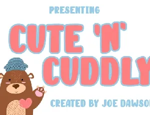 Cute ‘n’ Cuddly Fancy font