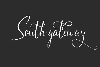 South Gateway Demo font