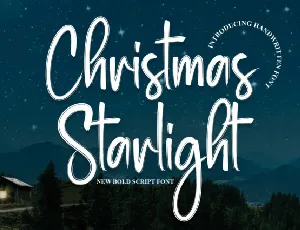 Christmas Starlight Script font