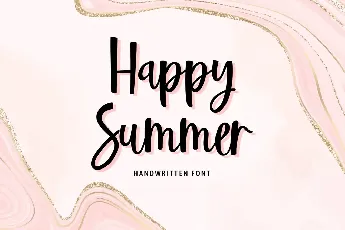 HappySummer font