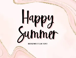 HappySummer font