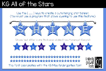 KG All of the Stars font