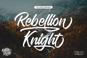 Rebellion Knight font