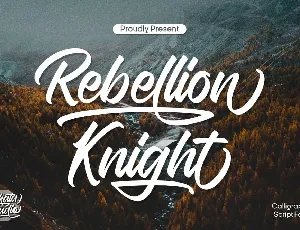 Rebellion Knight font