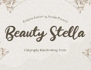 Beauty Stella font