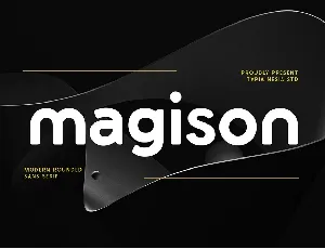 Magison font