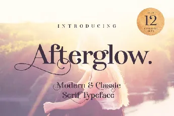 Afterglow Typeface font