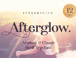 Afterglow Typeface font