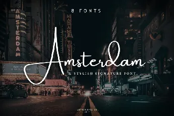 Amsterdam Signature font