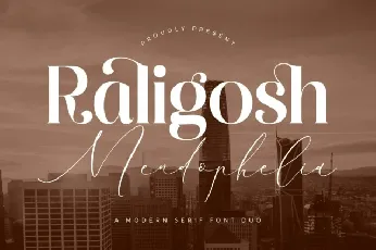 Raligosh Mendophelia Duo font