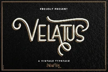 Velatus font