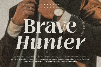 Brave Hunter font