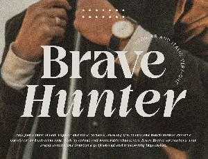 Brave Hunter font