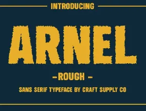 Arnel Rough font