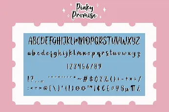 Pinky Promise font