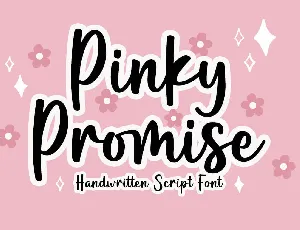 Pinky Promise font