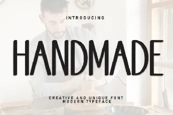 Handmade Display Typeface font