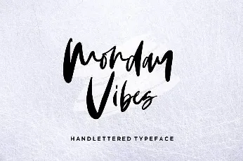 Monday Vibes Handwritten font