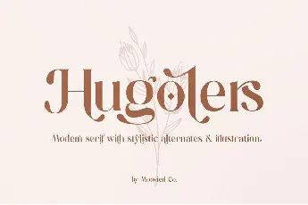 Hugolers Stylish Serif font