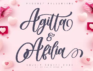 AgittaAfilia font