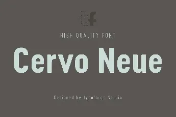 Cervo Neue Family font