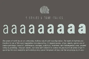 Cervo Neue Family font