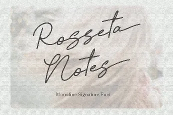 Rosseta Notes font