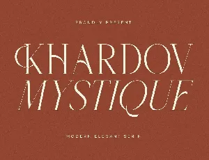 Khardov Mystique font