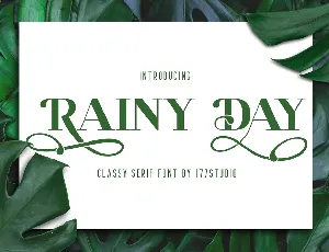 Rainy Day font