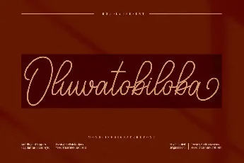 Oluwatobiloba font