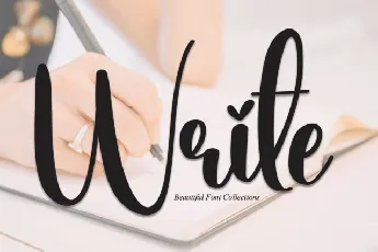 Write Script font