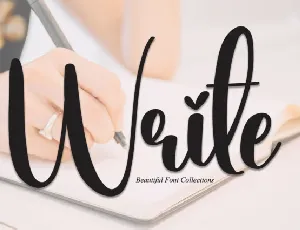 Write Script font