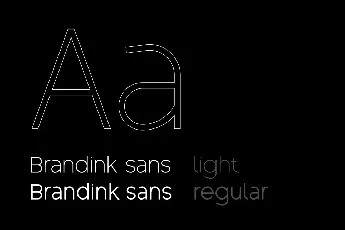 Brandink Sans font