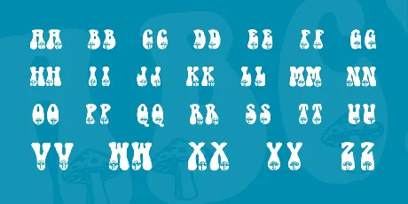 KR Shroom font