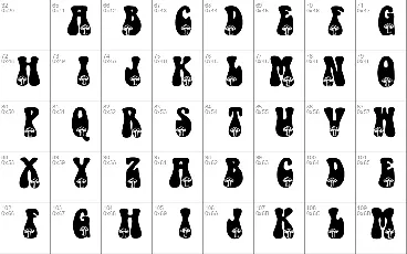 KR Shroom font