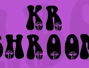 KR Shroom font