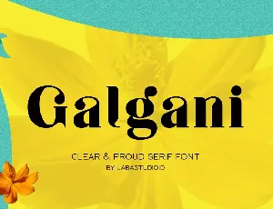 Galgani font