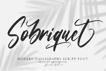 Sobriquet font