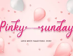 Pinky Sunday font